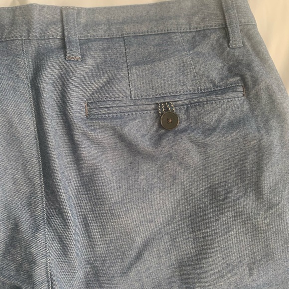 Men’s Ted Baker Classic Fit Trousers Mid Blue - Picture 10 of 12